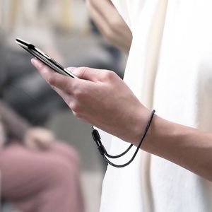 Baseus Baseus ultracienkie żelowe etui pokrowiec z uchwytem na smycz iPhone 11 Pro przezroczysty (WIAPIPH58S-QA02) uniwersalny 13