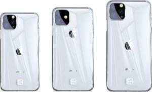 Baseus Baseus ultracienkie żelowe etui pokrowiec z uchwytem na smycz iPhone 11 Pro przezroczysty (WIAPIPH58S-QA02) uniwersalny 17