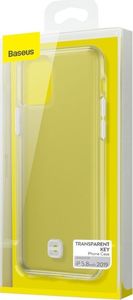 Baseus Baseus ultracienkie żelowe etui pokrowiec z uchwytem na smycz iPhone 11 Pro przezroczysty (WIAPIPH58S-QA02) uniwersalny 19
