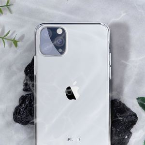 Baseus Baseus ultracienkie żelowe etui pokrowiec z uchwytem na smycz iPhone 11 Pro Max przezroczysty (WIAPIPH65S-QA02) uniwersalny 14