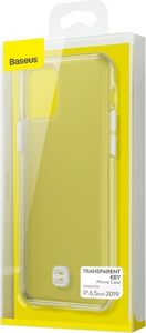 Baseus Baseus ultracienkie żelowe etui pokrowiec z uchwytem na smycz iPhone 11 Pro Max przezroczysty (WIAPIPH65S-QA02) uniwersalny 19