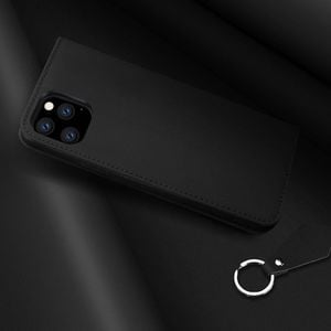 Dux Ducis DUX DUCIS Wish skórzane etui pokrowiec ze skóry naturalnej iPhone 11 Pro czarny uniwersalny 16