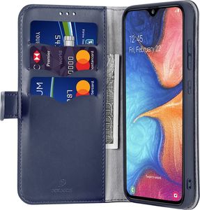 Dux Ducis Dux Ducis Kado kabura etui portfel pokrowiec z klapką Samsung Galaxy A40 niebieski uniwersalny 2