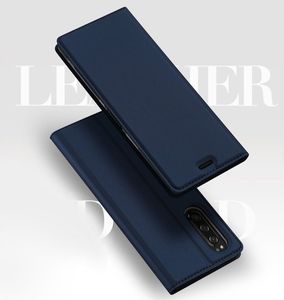 Dux Ducis DUX DUCIS Skin Pro kabura etui pokrowiec z klapką Sony Xperia 5 niebieski uniwersalny 6