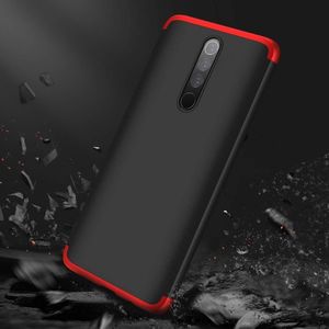GKK GKK 360 Protection Case etui na całą obudowę przód + tył Xiaomi Redmi 8 czarno-czerwony uniwersalny 4