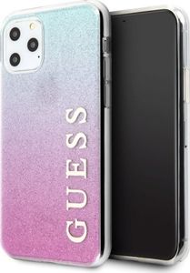 Guess Guess GUHCN65PCUGLPBL iPhone 11 Pro Max różowo-niebieski/pink blue hard case Glitter Gradient uniwersalny 1