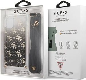 Guess Guess GUHCN65WO4GBK iPhone 11 Pro Max czarny/black hard case 4G Gradient uniwersalny 4