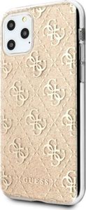 Guess Guess GUHCN58PCU4GLGO iPhone 11 Pro zloty/gold hard case 4G Glitter uniwersalny 2