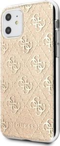 Guess Guess GUHCN61PCU4GLGO iPhone 11 złoty/gold hard case 4G Glitter uniwersalny 2