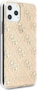 Guess Guess GUHCN65PCU4GLGO iPhone 11 Pro Max złoty/gold hard case 4G Glitter uniwersalny 3