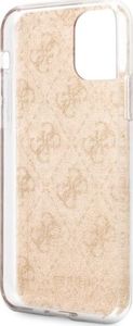 Guess Guess GUHCN65PCU4GLGO iPhone 11 Pro Max złoty/gold hard case 4G Glitter uniwersalny 6