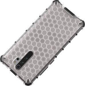 Hurtel Honeycomb etui pancerny pokrowiec z żelową ramką Xiaomi Redmi Note 8 Pro zielony uniwersalny 4