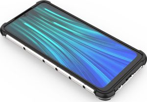 Hurtel Honeycomb etui pancerny pokrowiec z żelową ramką Xiaomi Redmi Note 8 Pro zielony uniwersalny 10