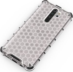 Hurtel Honeycomb etui pancerny pokrowiec z żelową ramką Xiaomi Redmi Note 8 Pro przezroczysty uniwersalny 2