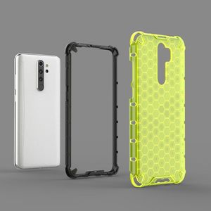 Hurtel Honeycomb etui pancerny pokrowiec z żelową ramką Xiaomi Redmi Note 8 Pro przezroczysty uniwersalny 3