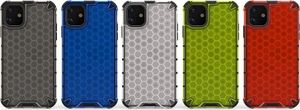 Hurtel Honeycomb etui pancerny pokrowiec z żelową ramką iPhone 11 czarny uniwersalny 12