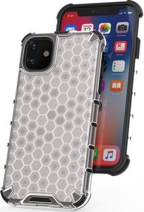 Hurtel Honeycomb etui pancerny pokrowiec z żelową ramką iPhone 11 czerwony uniwersalny 2