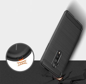Hurtel Carbon Case elastyczne etui pokrowiec OnePlus 7T Pro czarny uniwersalny 2