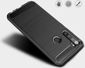 Hurtel Carbon Case elastyczne etui pokrowiec Xiaomi Redmi Note 8 niebieski uniwersalny 3