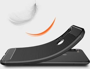 Hurtel Carbon Case elastyczne etui pokrowiec Xiaomi Redmi Note 8 niebieski uniwersalny 4