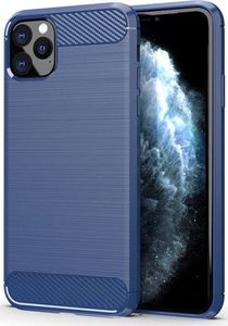 Hurtel Carbon Case elastyczne etui pokrowiec iPhone 11 Pro Max niebieski uniwersalny 1