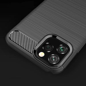 Hurtel Carbon Case elastyczne etui pokrowiec iPhone 11 niebieski uniwersalny 3