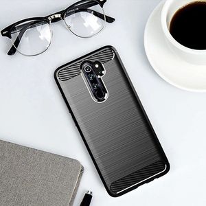 Hurtel Carbon Case elastyczne etui pokrowiec Xiaomi Redmi Note 8 Pro niebieski uniwersalny 4
