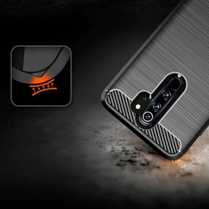Hurtel Carbon Case elastyczne etui pokrowiec Xiaomi Redmi Note 8 Pro niebieski uniwersalny 8