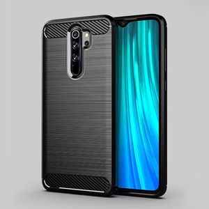 Hurtel Carbon Case elastyczne etui pokrowiec Xiaomi Redmi Note 8 Pro niebieski uniwersalny 9