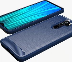 Hurtel Carbon Case elastyczne etui pokrowiec Xiaomi Redmi Note 8 Pro niebieski uniwersalny 10
