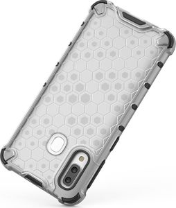 Hurtel Honeycomb etui pancerny pokrowiec z żelową ramką Samsung Galaxy A40 czarny uniwersalny 8