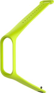 Hurtel Zamienna silikonowa opaska pasek do Xiaomi Mi Band 4 / Mi Band 3 zielony uniwersalny 2