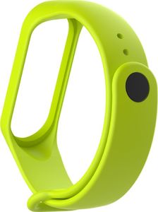 Hurtel Zamienna silikonowa opaska pasek do Xiaomi Mi Band 4 / Mi Band 3 zielony uniwersalny 3