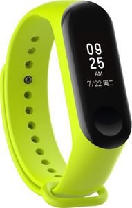 Hurtel Zamienna silikonowa opaska pasek do Xiaomi Mi Band 4 / Mi Band 3 zielony uniwersalny 4
