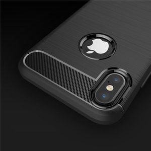 Hurtel Carbon Case elastyczne etui pokrowiec iPhone XR czarny uniwersalny 4