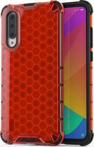 Hurtel Honeycomb etui pancerny pokrowiec z żelową ramką Xiaomi Mi CC9e / Xiaomi Mi A3 czerwony uniwersalny 1
