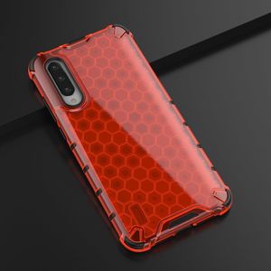 Hurtel Honeycomb etui pancerny pokrowiec z żelową ramką Xiaomi Mi CC9e / Xiaomi Mi A3 czerwony uniwersalny 11