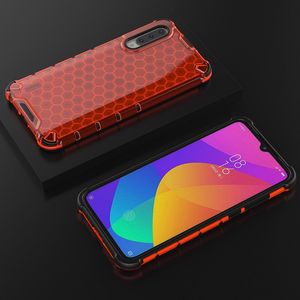 Hurtel Honeycomb etui pancerny pokrowiec z żelową ramką Xiaomi Mi CC9e / Xiaomi Mi A3 czerwony uniwersalny 10