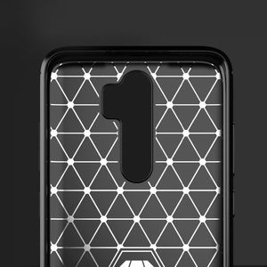 Hurtel Carbon Case elastyczne etui pokrowiec Xiaomi Redmi Note 8 Pro czarny uniwersalny 6