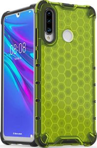 Hurtel Honeycomb etui pancerny pokrowiec z żelową ramką Huawei P30 Lite czerwony uniwersalny 6