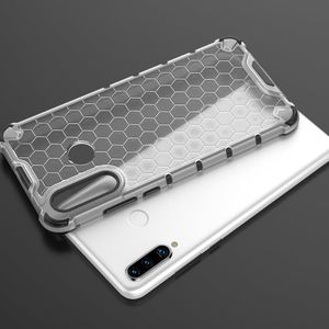 Hurtel Honeycomb etui pancerny pokrowiec z żelową ramką Huawei P30 Lite czerwony uniwersalny 8