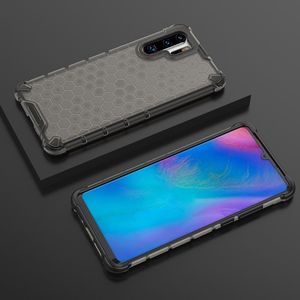 Hurtel Honeycomb etui pancerny pokrowiec z żelową ramką Huawei P30 Pro czarny uniwersalny 7