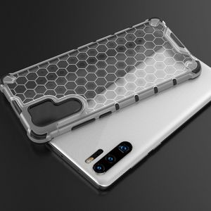 Hurtel Honeycomb etui pancerny pokrowiec z żelową ramką Huawei P30 Pro niebieski uniwersalny 11