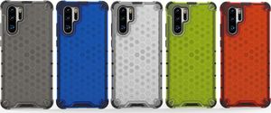 Hurtel Honeycomb etui pancerny pokrowiec z żelową ramką Huawei P30 Pro niebieski uniwersalny 12