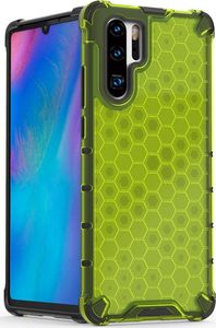 Hurtel Honeycomb etui pancerny pokrowiec z żelową ramką Huawei P30 Pro niebieski uniwersalny 4