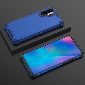 Hurtel Honeycomb etui pancerny pokrowiec z żelową ramką Huawei P30 Pro niebieski uniwersalny 7