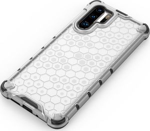 Hurtel Honeycomb etui pancerny pokrowiec z żelową ramką Huawei P30 Pro niebieski uniwersalny 9