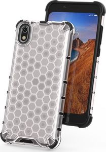 Hurtel Honeycomb etui pancerny pokrowiec z żelową ramką Xiaomi Redmi 7A czarny uniwersalny 4