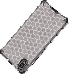 Hurtel Honeycomb etui pancerny pokrowiec z żelową ramką Xiaomi Redmi 7A czarny uniwersalny 6