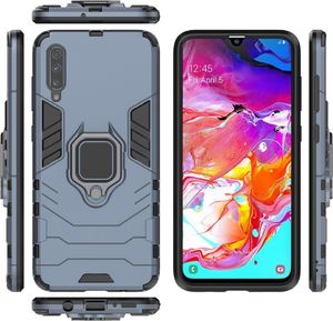 Hurtel Ring Armor pancerne hybrydowe etui pokrowiec + magnetyczny uchwyt Xiaomi Mi CC9e / Xiaomi Mi A3 niebieski uniwersalny 6